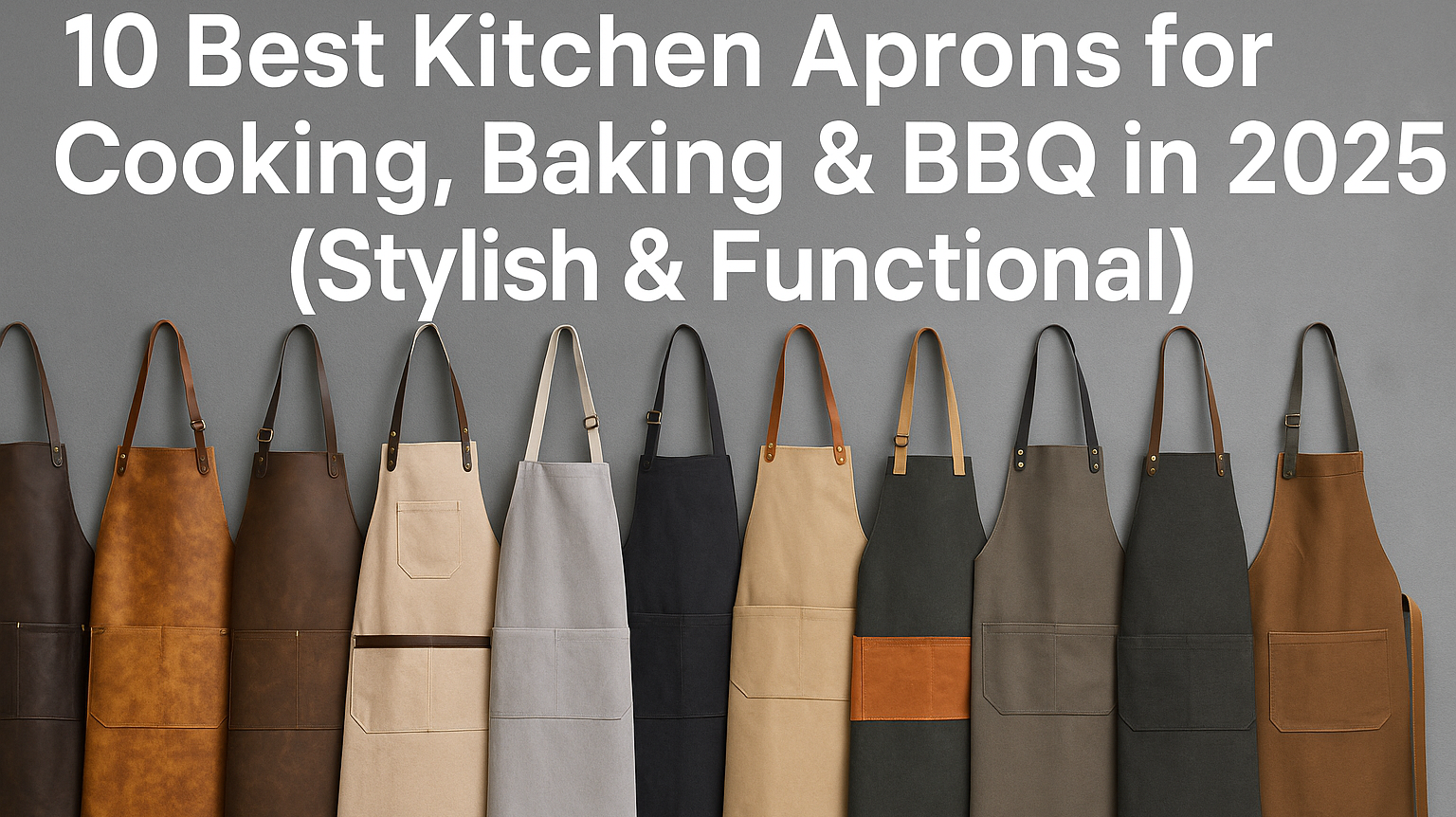 10 Best Kitchen Aprons for Cooking, Baking & BBQ in 2025 (Stylish & Functional)