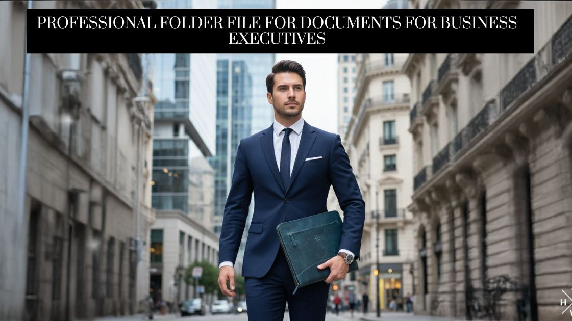Professional Folder File for Documents for Business Executives