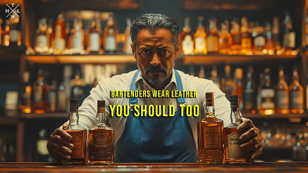 bartender leather apron