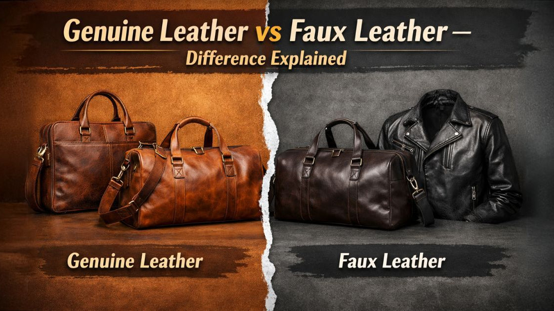Genuine Leather vs Faux Leather – Difference Explained