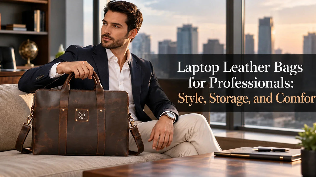 Laptop Leather Bags for Professionals: Style, Storage, and Comfort