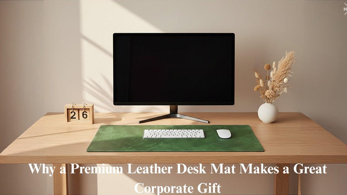 Why a Premium Leather Desk Mat Makes a Great Corporate Gift