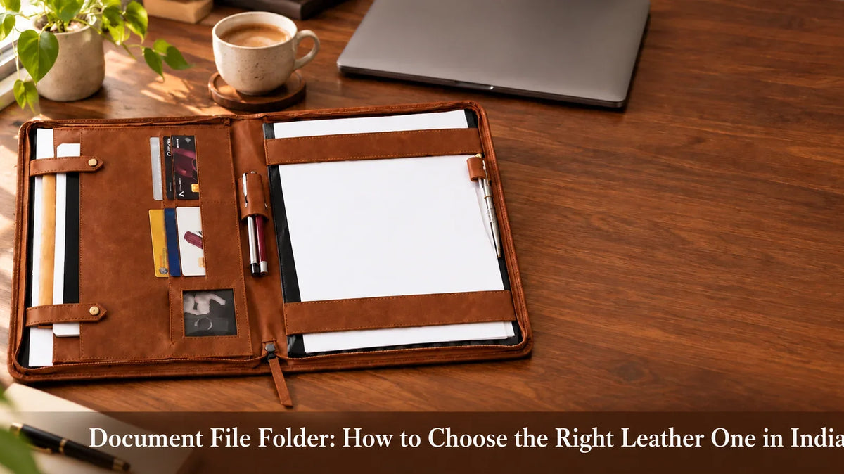 Document File Folder: How to Choose the Right Leather One in India