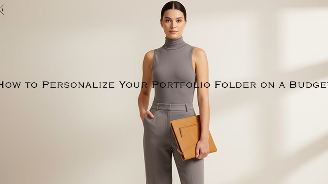 How to Personalize Your Portfolio Folder on a Budget