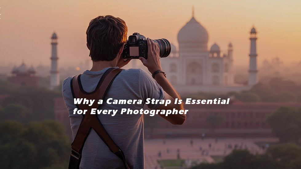 Leather camera strap for Indian photographers