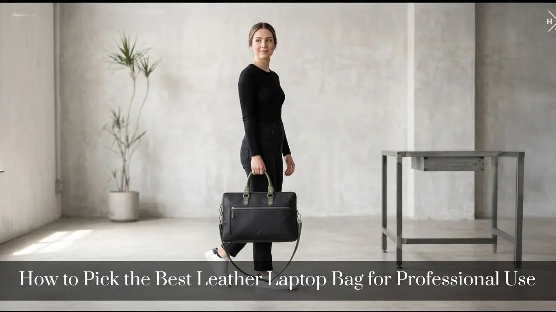 leather laptop bag