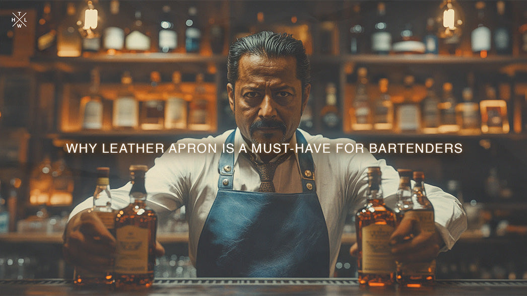 leather apron for bartenders