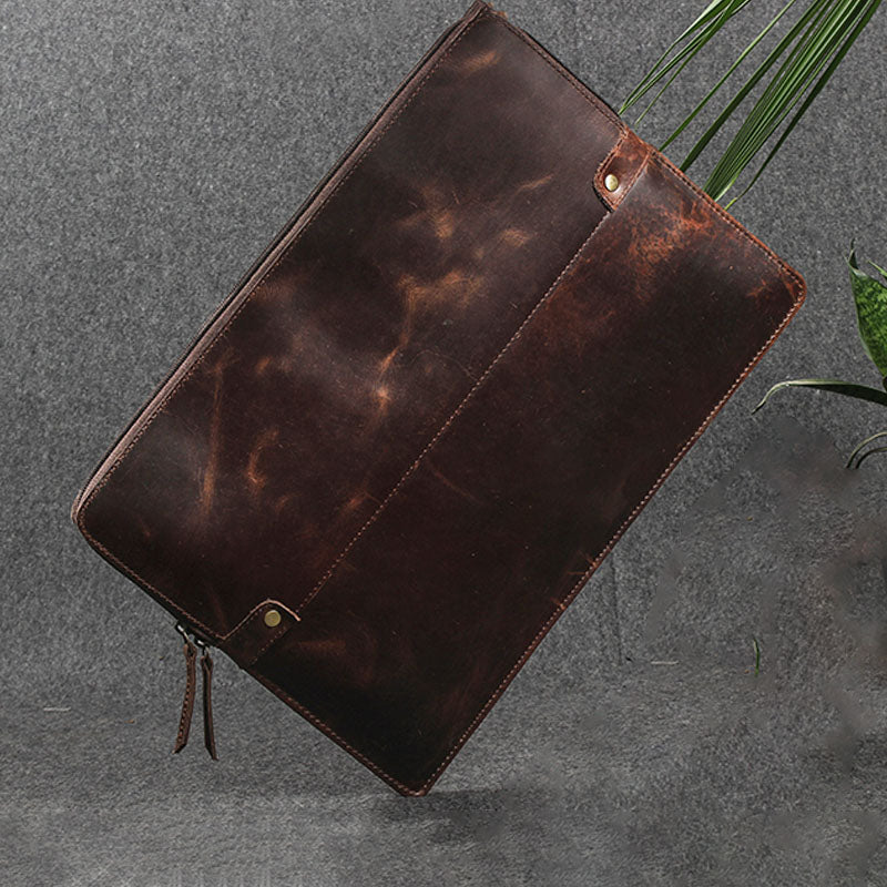 leather laptop sleeve