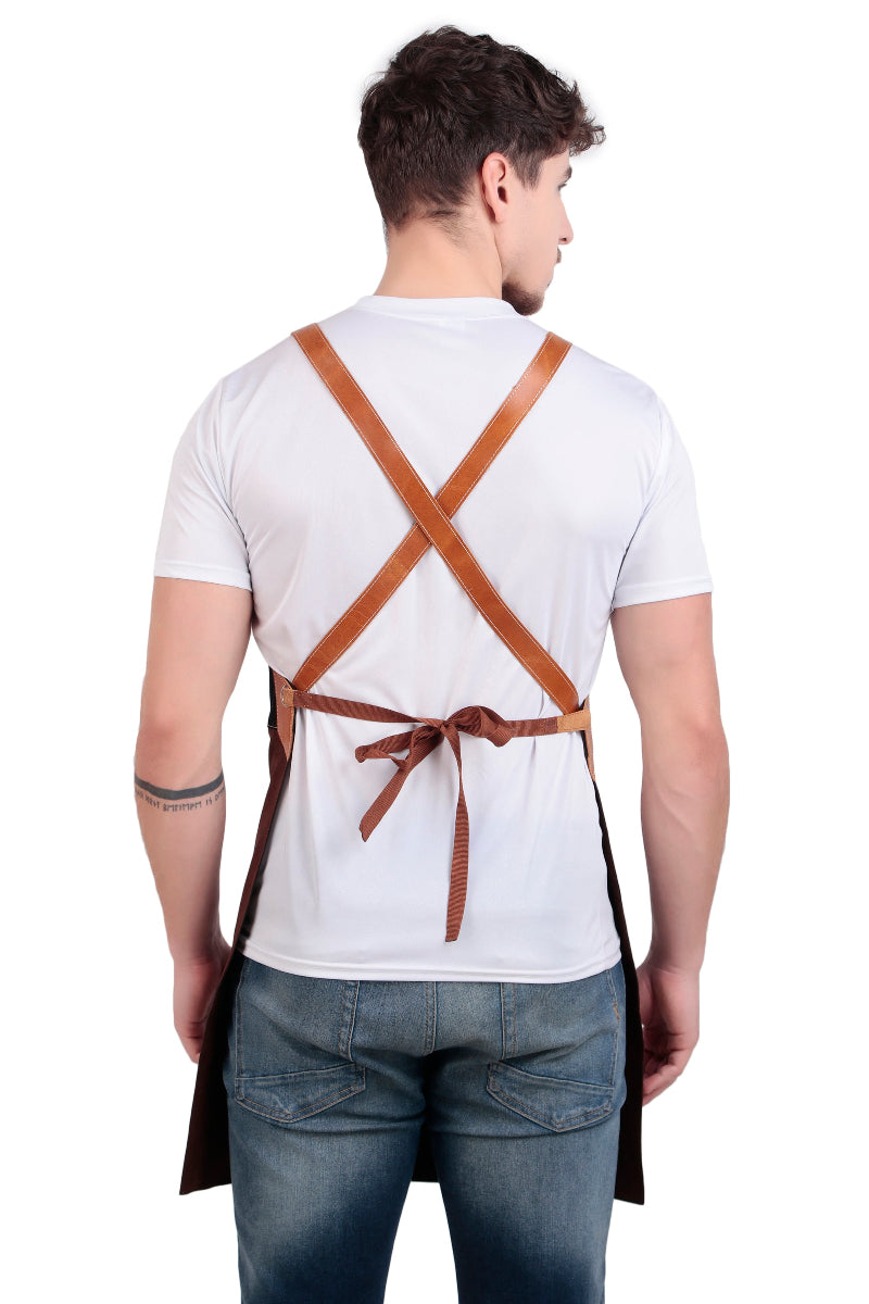 Apron leather strap