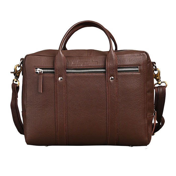 women leather laptop bag