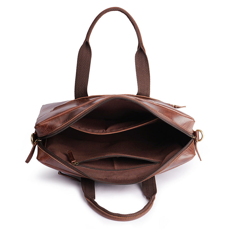 leather messenger bag