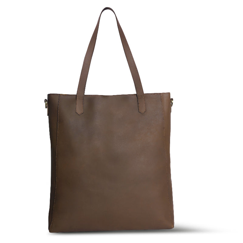 back leather tote bag