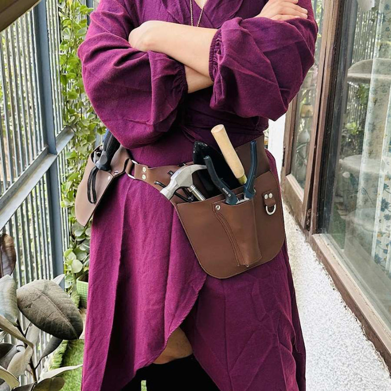 tool belt for organizing floral shears, scissors