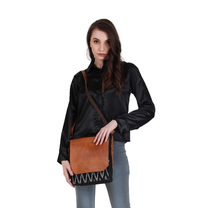 ikkat sling bags online