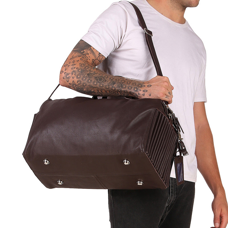 Leather Women's Travel Garment Bag