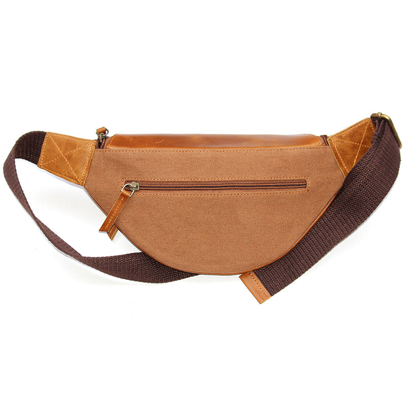 leather waist belt bag
