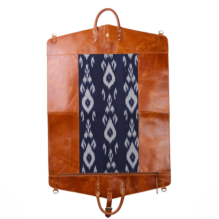 leather garment bag for travel outside