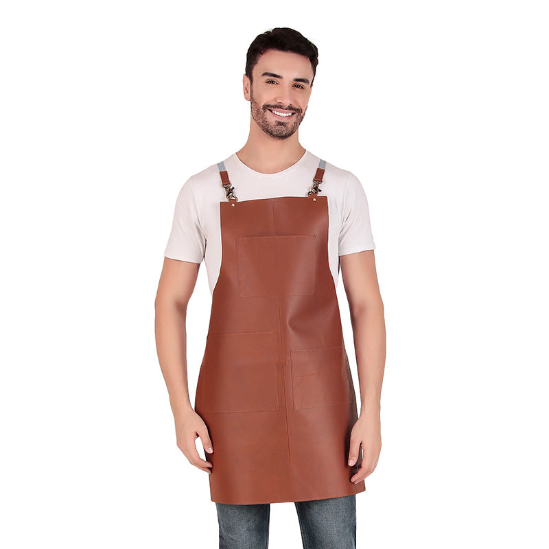 mens leather apron