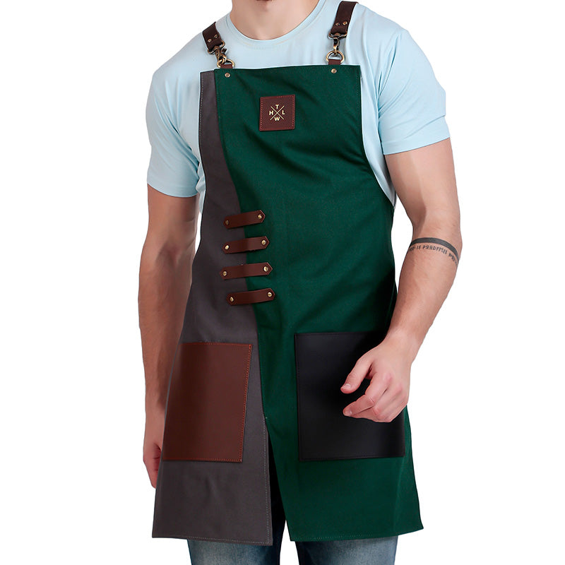 split leg apron dress