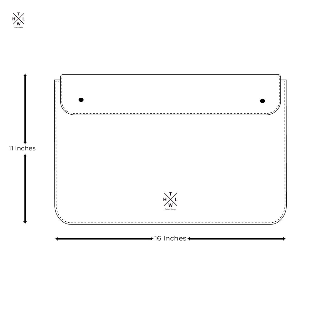 Leather sleeve pouch