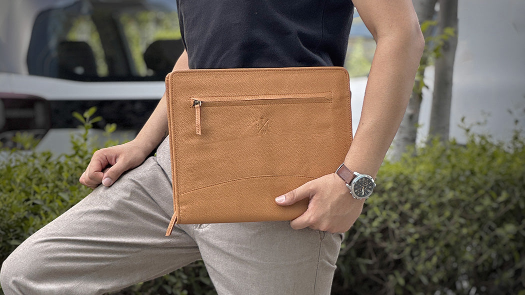 Leather portfolio