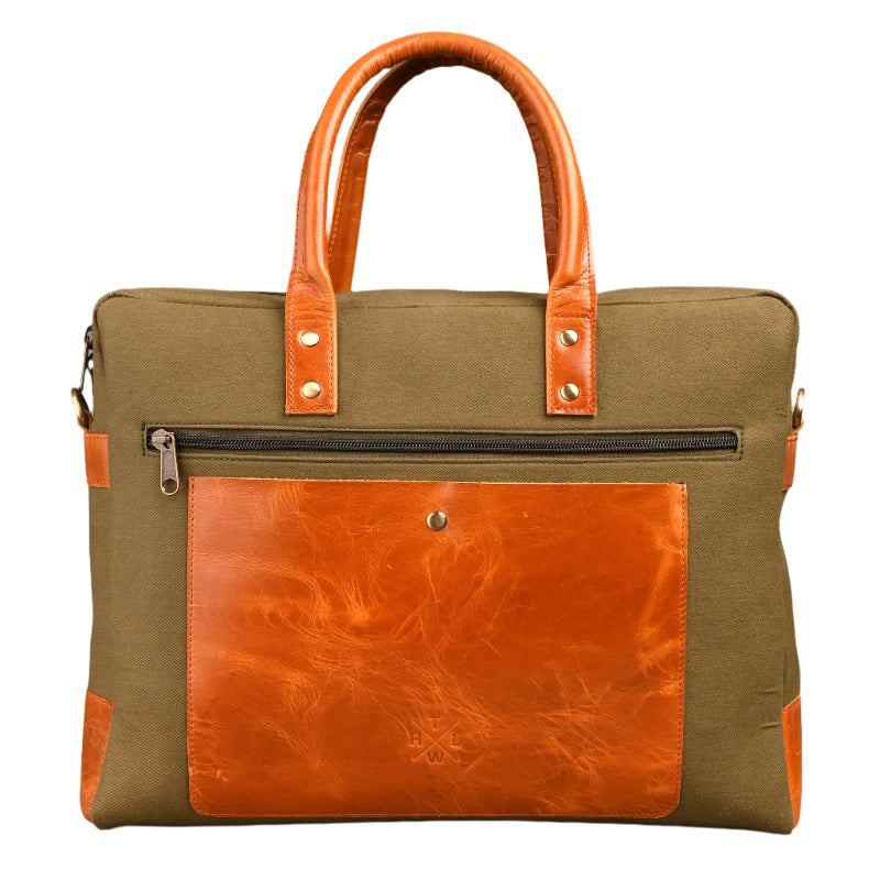 canvas laptop bag