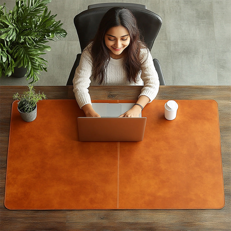 big size large leather desk mat