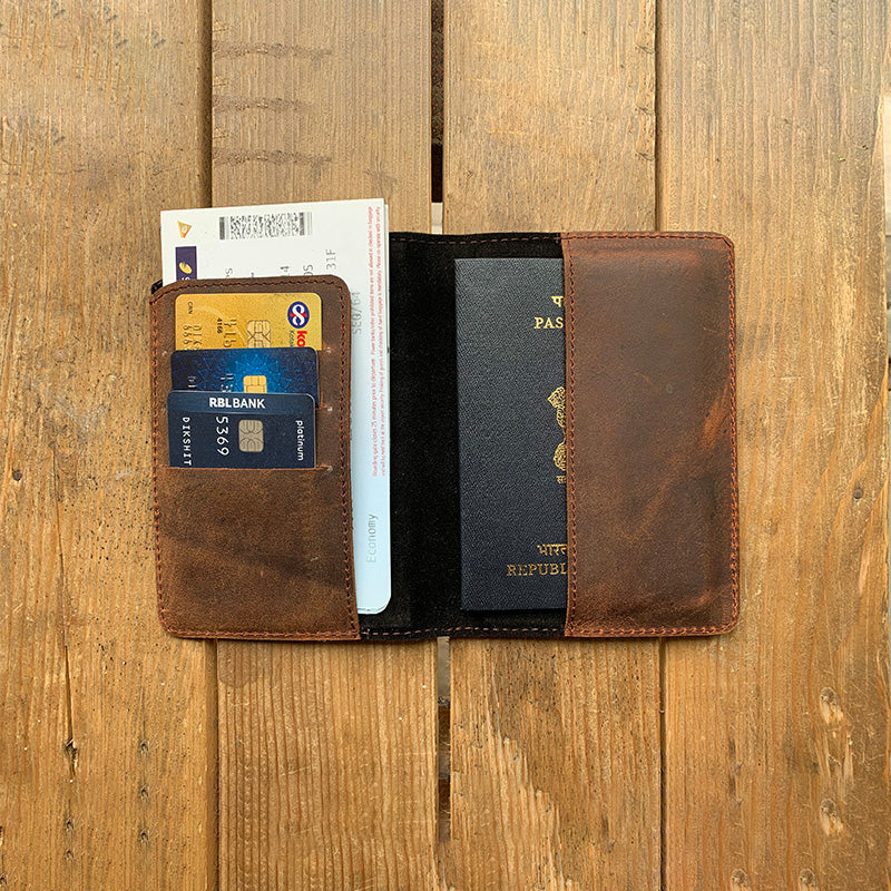 leather passport cover