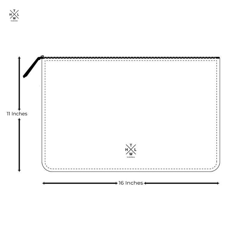 Leather sleeve pouch