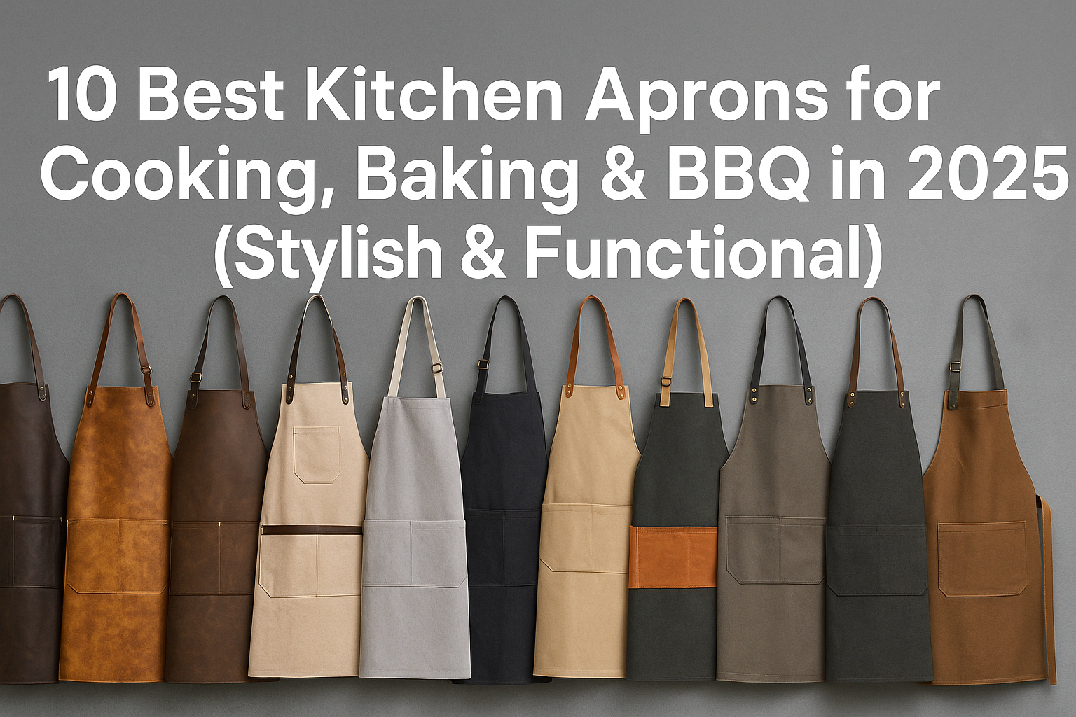 10 Best Kitchen Aprons for Cooking, Baking & BBQ in 2025 (Stylish & Functional)