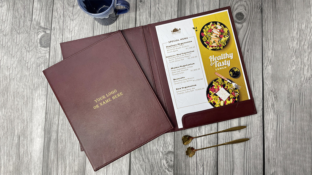 Why Every Restaurant Needs a Leather Menu Cover