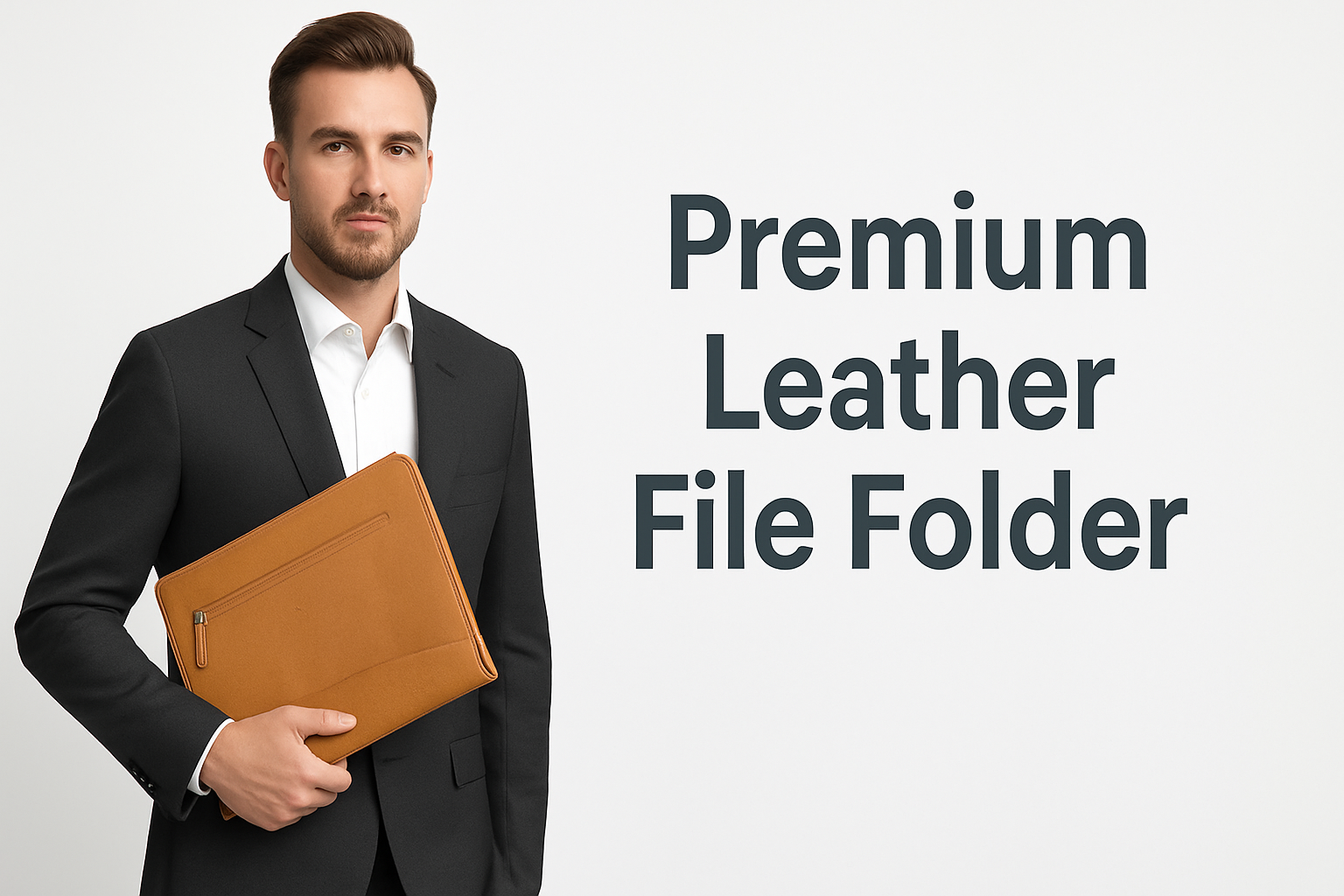 Premium Leather file folder 