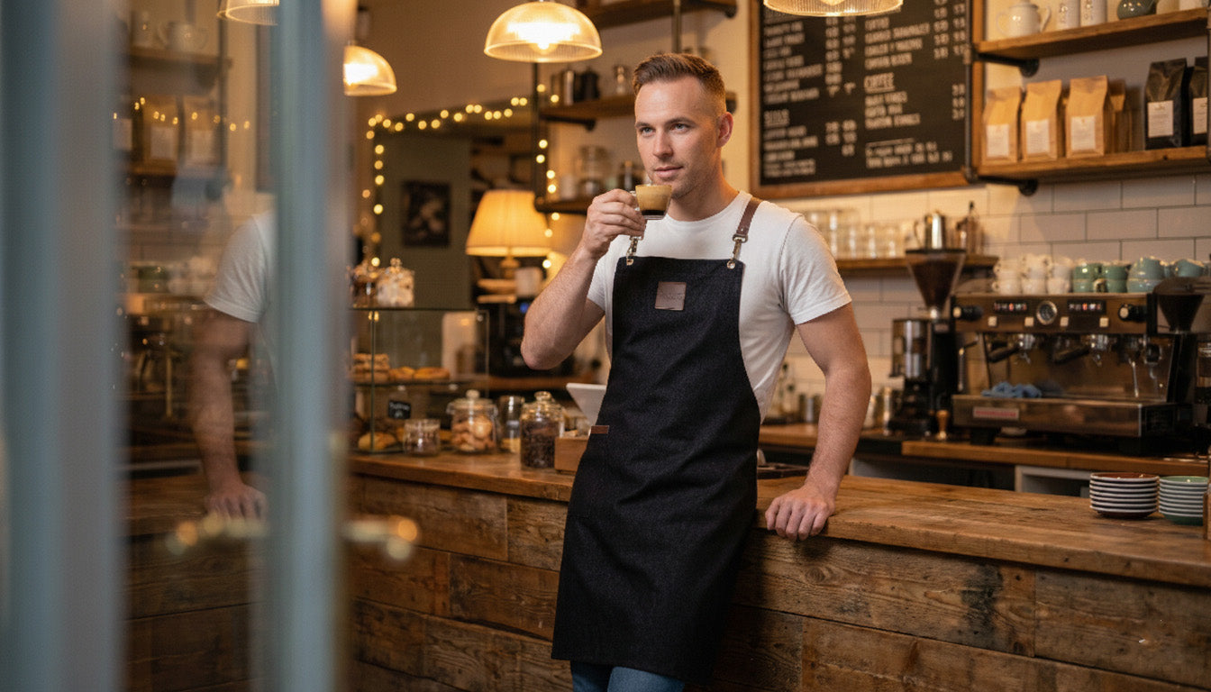 aprons for men designed for comfort and daily kitchen use