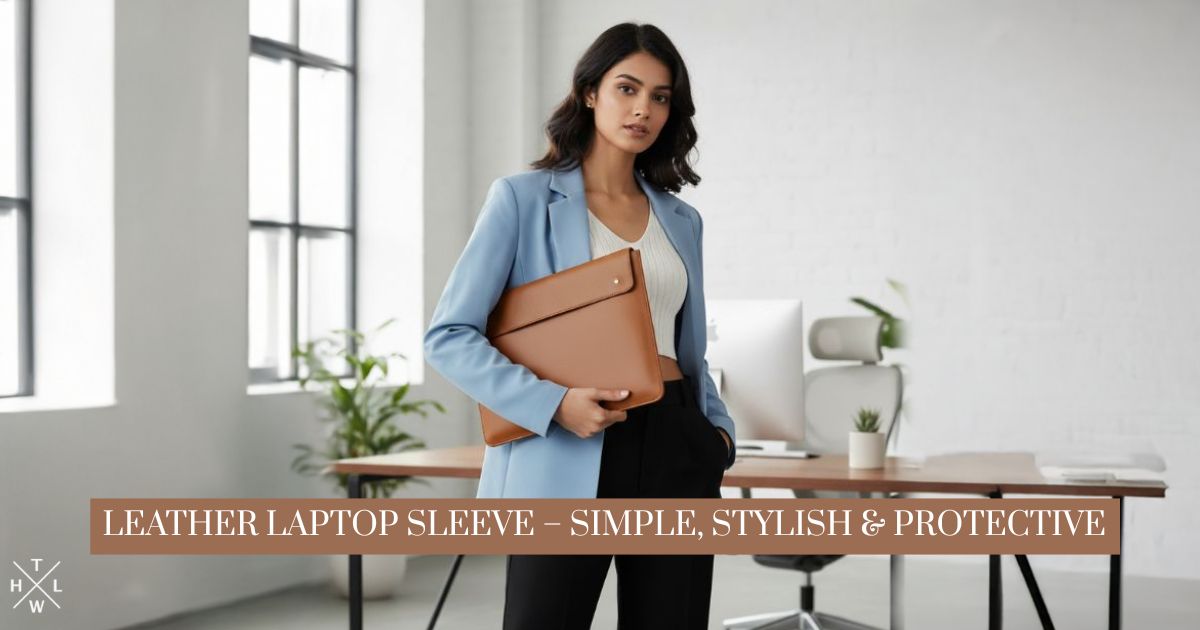 Leather Laptop Sleeve | Simple, Stylish & Protective