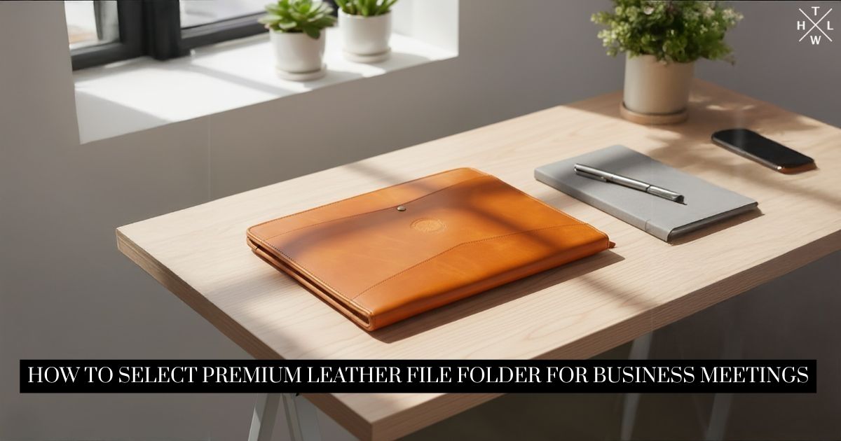 How to Select Premium Leather File Folder for Business Meetings