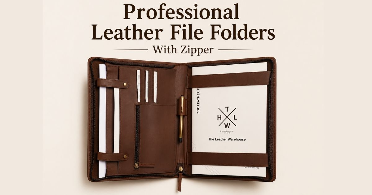 Best Professional Leather File Folders With Zipper