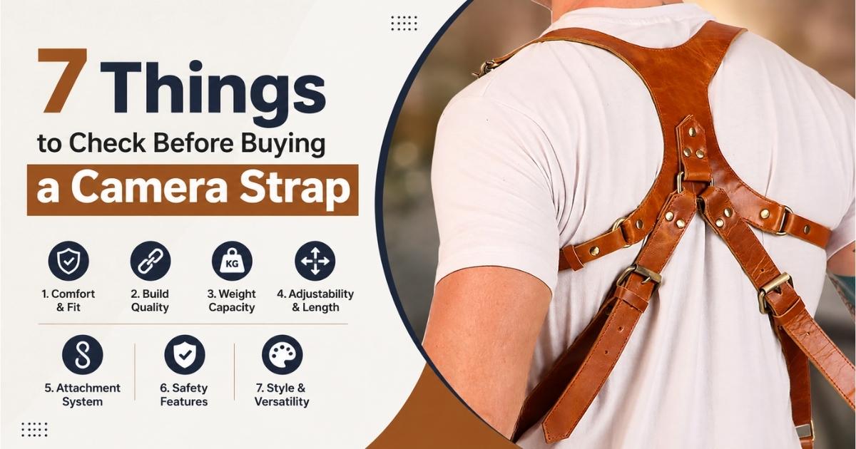 7 Things to Check Before Buying a Camera Strap