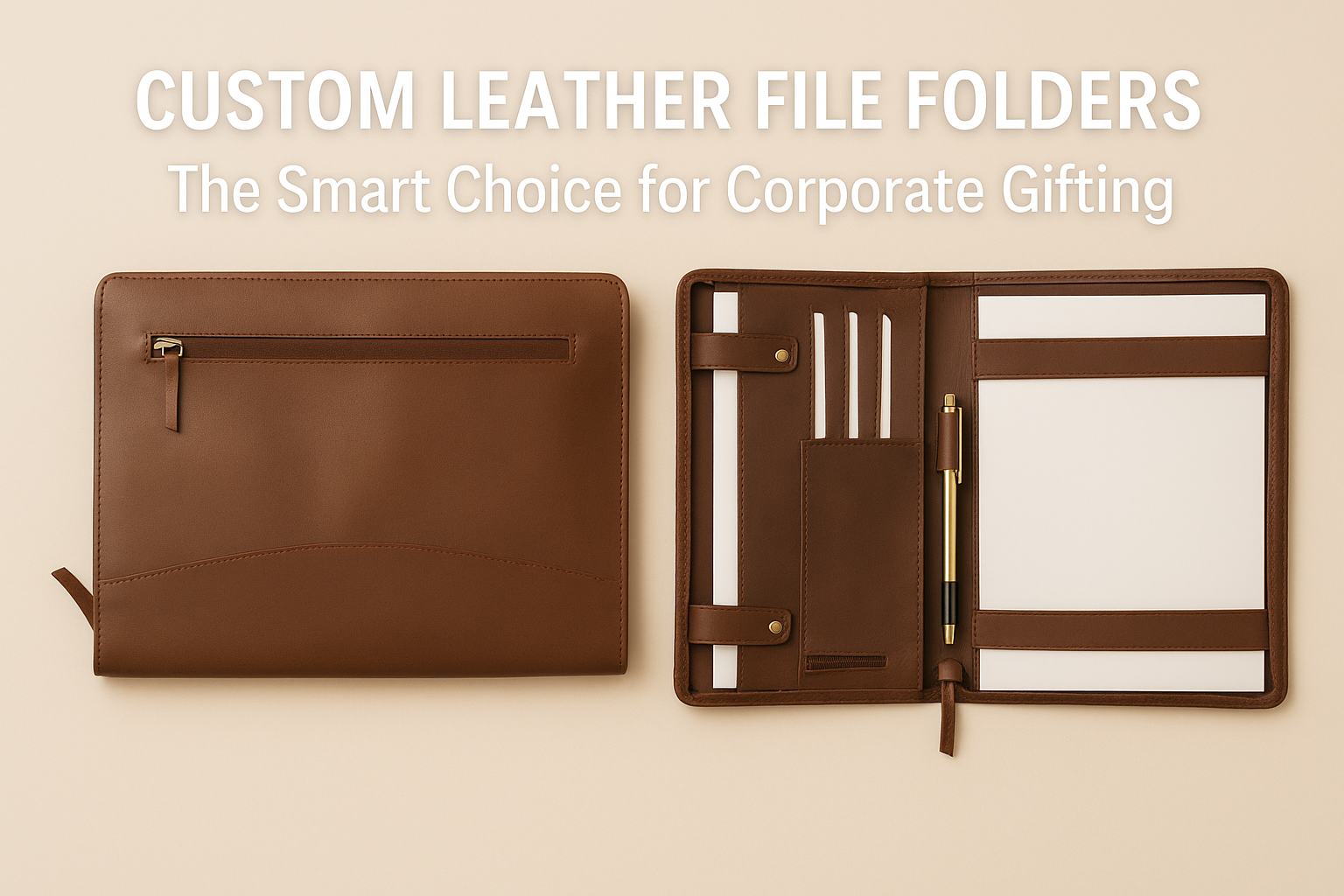 leather file folder