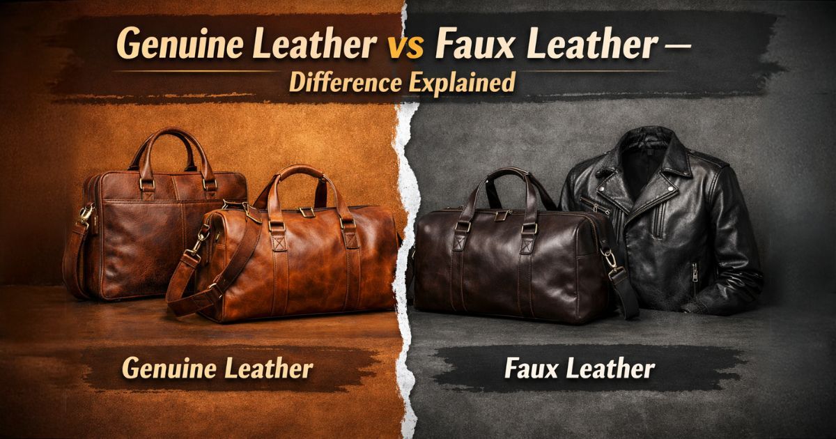Genuine Leather vs Faux Leather – Difference Explained