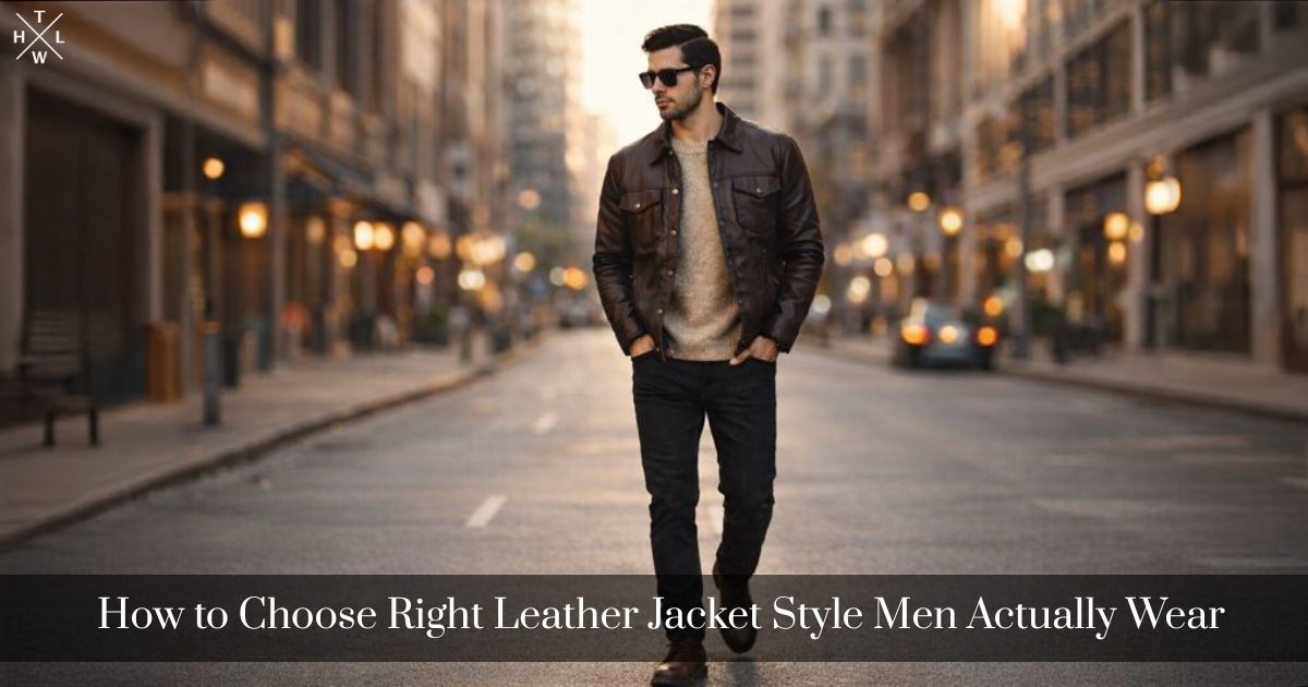 How to Choose Right Leather Jacket Style Men Actually Wear - The Leather  Warehouse