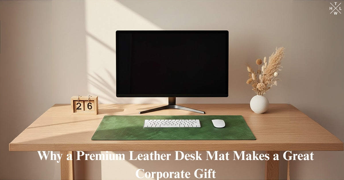 Why a Premium Leather Desk Mat Makes a Great Corporate Gift