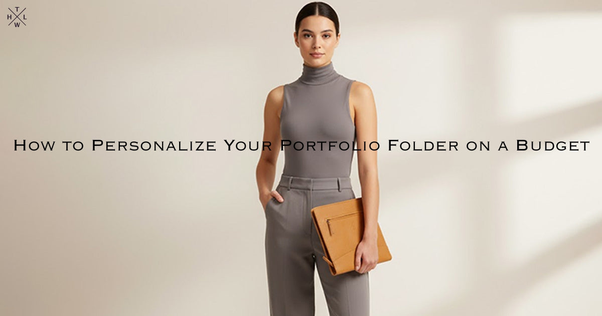 How to Personalize Your Portfolio Folder on a Budget