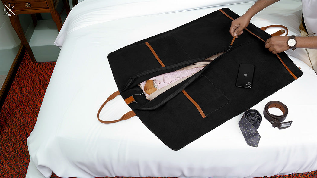 suit cover or garment bag for coat and blazer