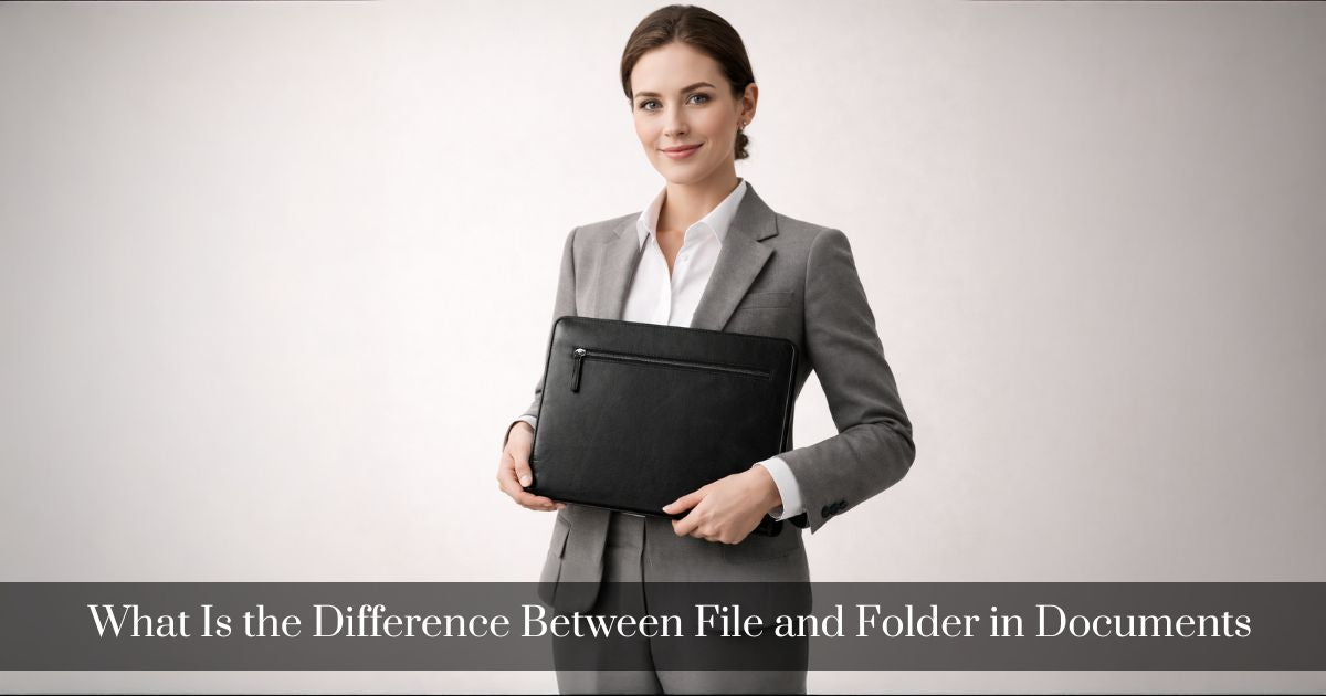 What Is the Difference Between File and Folder in Documents