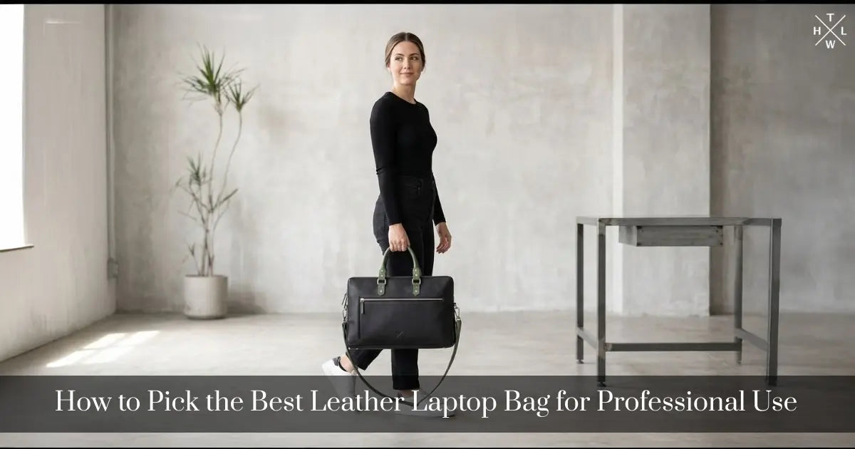 leather laptop bag