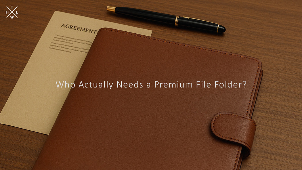 Why a Good Leather File Folder is a Business Essential