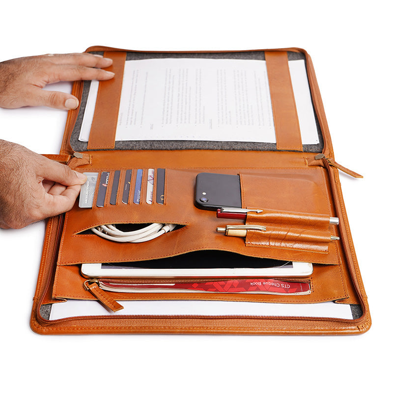 Leather File Folder for Professionals - The Leather Warehouse