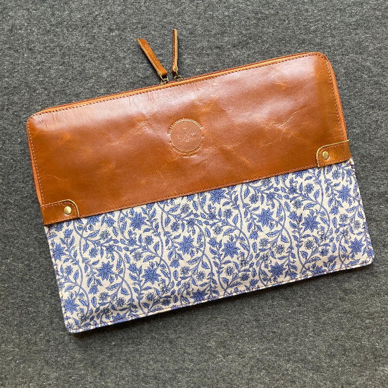 Island Bloom Leather Laptop