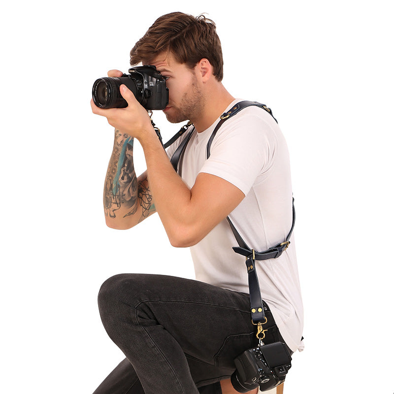 Leather sony camera strap