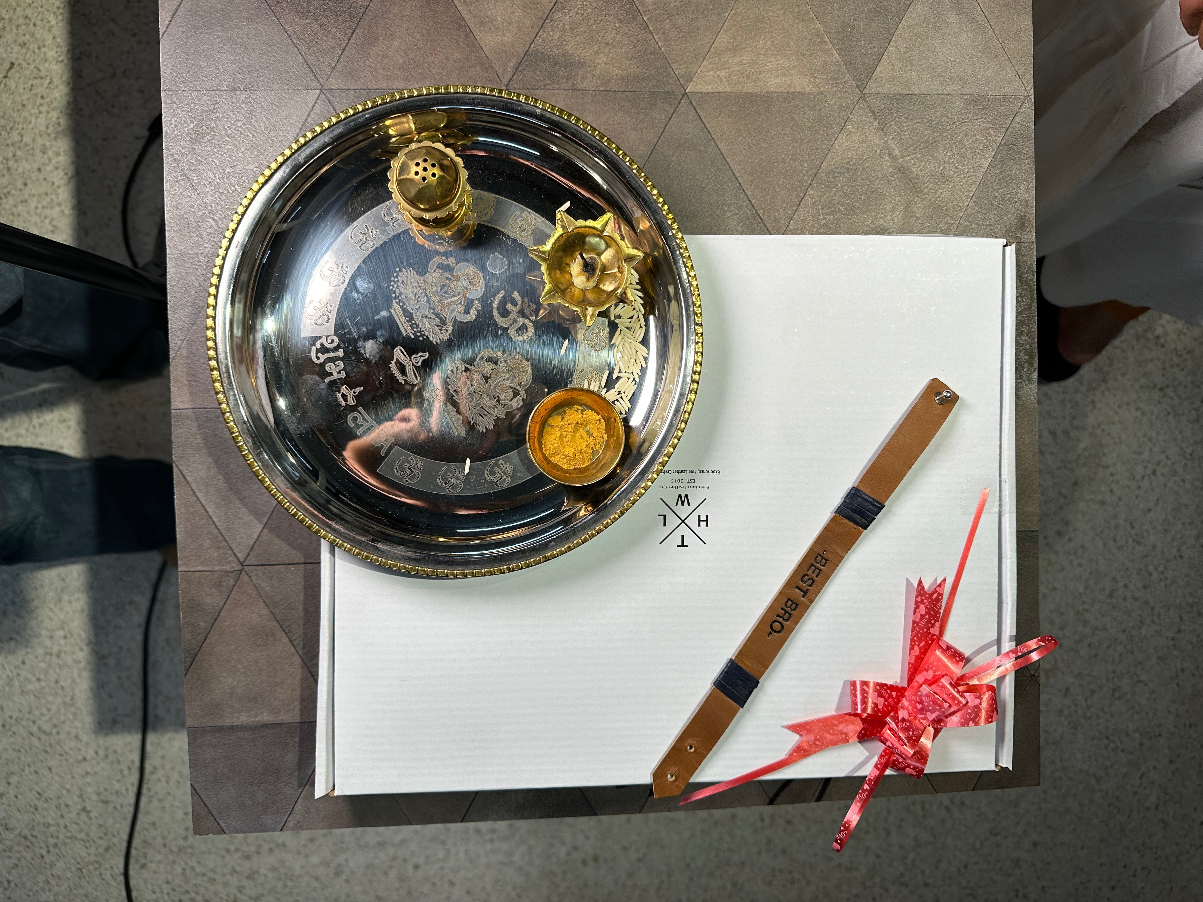 Leather Rakhi For Brother